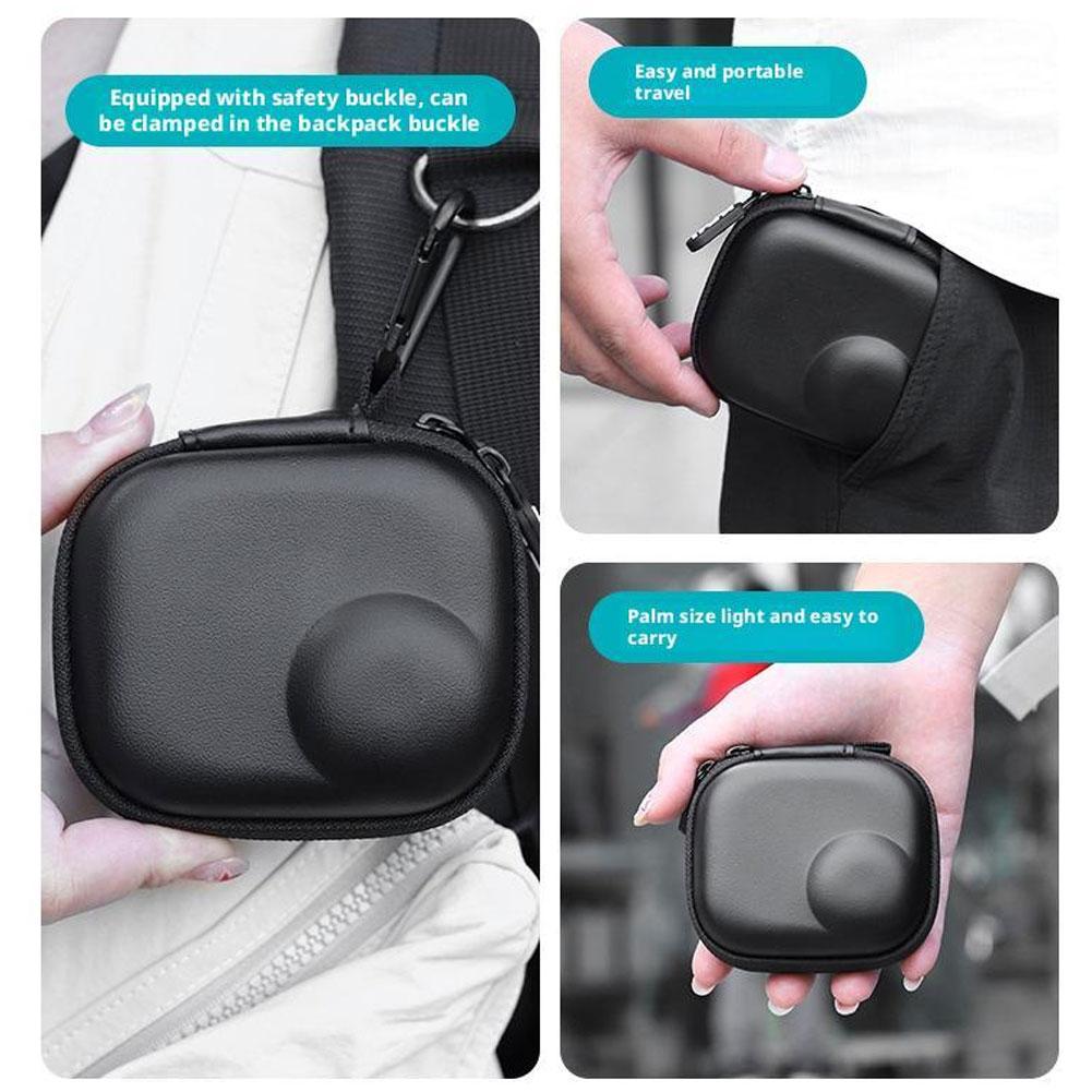 Carrying Bag for DJI OSMO Nano ravel Bag With Zipper Camera Accessory Storage Bag PU Hard Shell Anti Drop Shockproof Case
