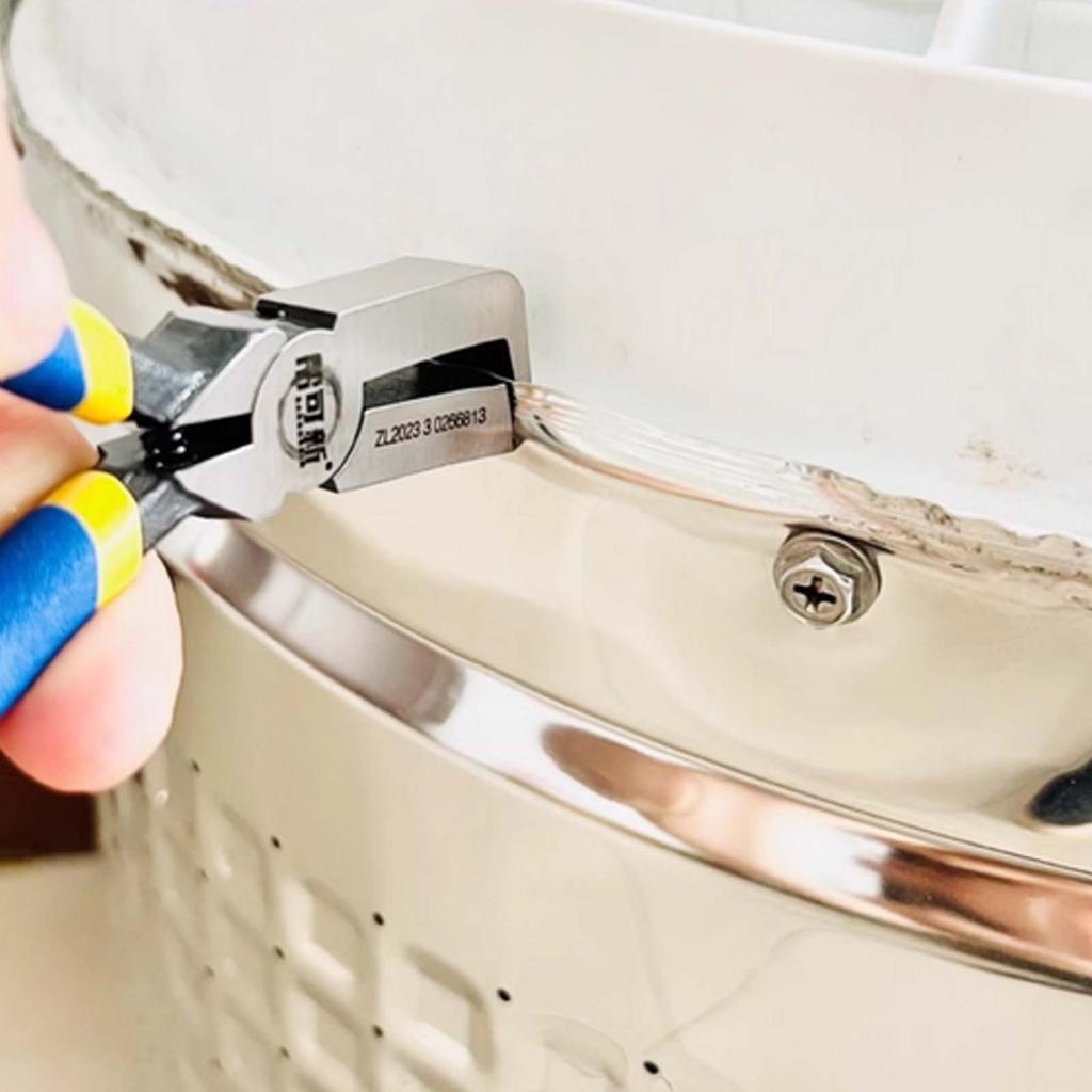 Плоскогубцы для снятия пульсатора стиральной машины, Инструмент для ремонта корпуса внутреннего барабана с нескользящей ручкой и увеличенной головкой