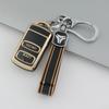 Premium Soft TPU Car Key Case Cover Shell for Mitsubishi Outlander PAJERO V73 Eclipse Arion Colt Key Rings Keychain Bag