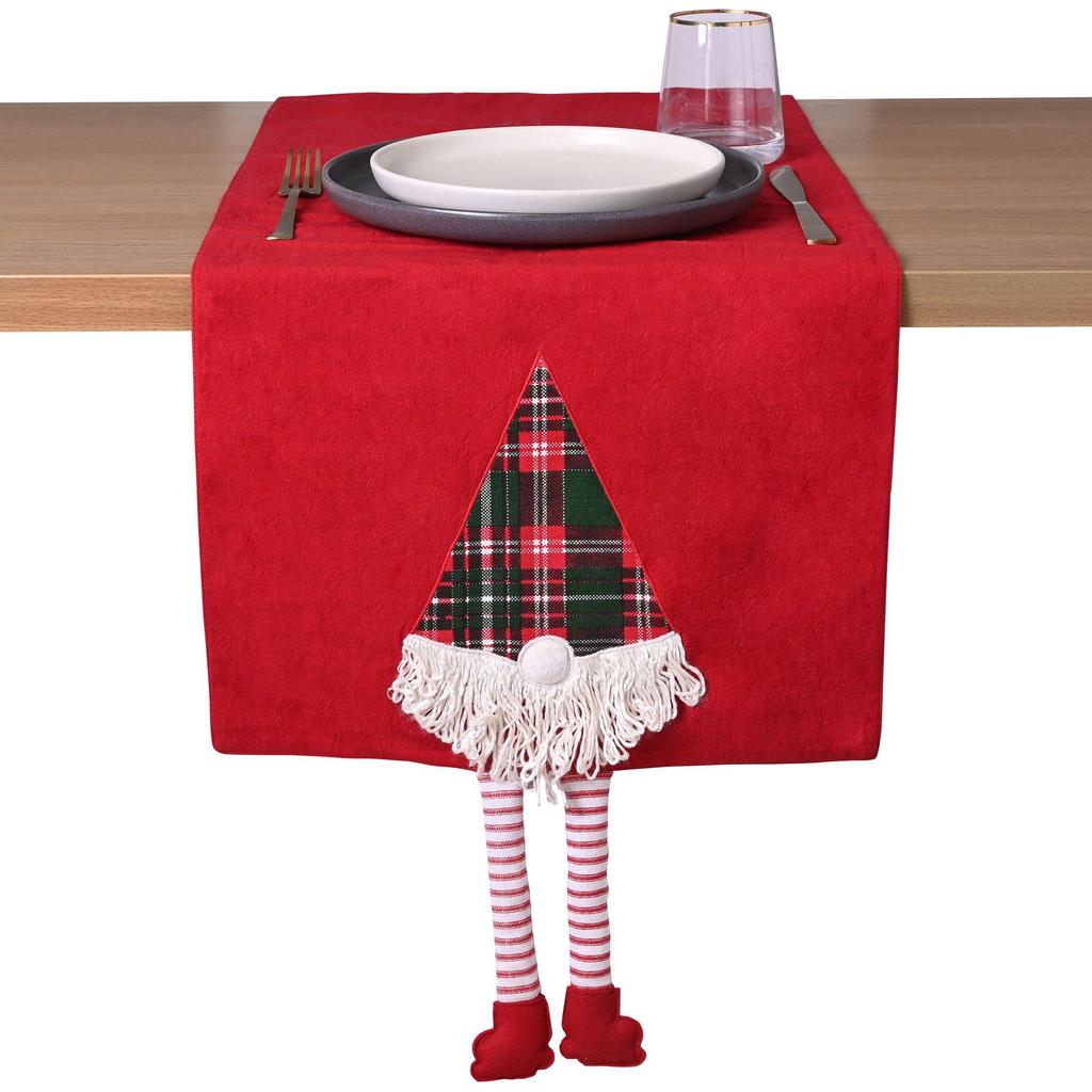 Gonk Red Table Runner
