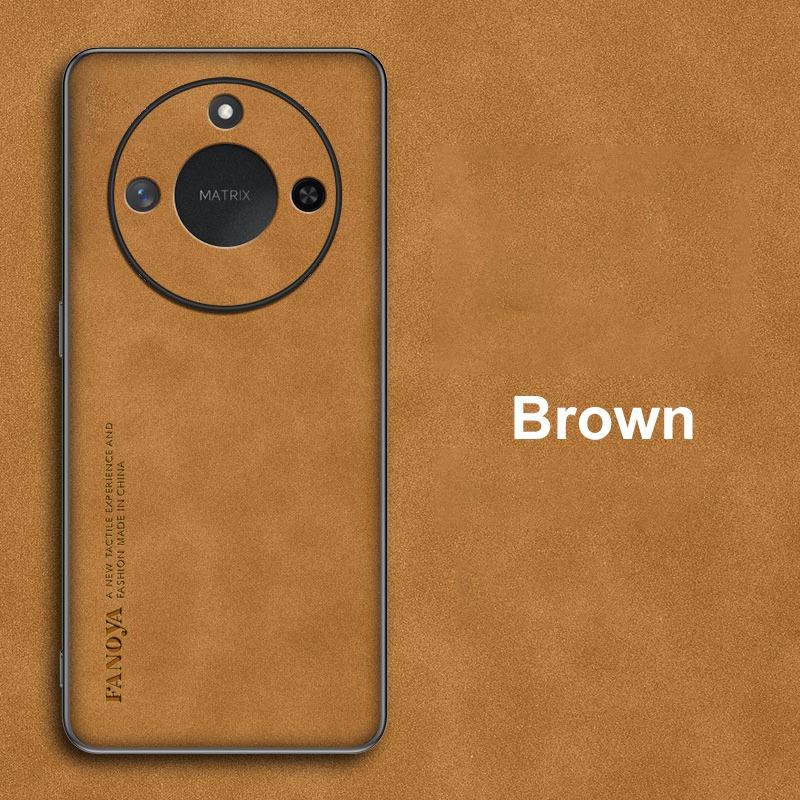 Для Honor X9C Смарт-чехол Роскошный чехол для телефона из ПУ кожи Для Honor X9C Смарт Задняя крышка Матовый силиконовый Противоударный Полная защита