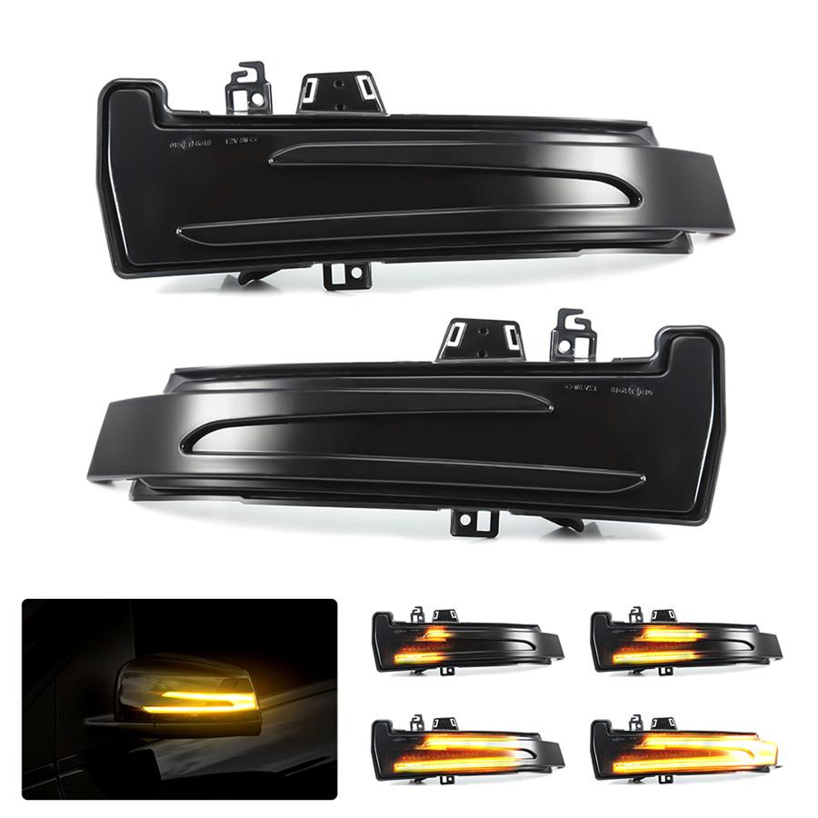 2 шт. Подсветка зеркала заднего вида для Mercedes Benz W204 CLA A B C E GLA GLK CLS класса