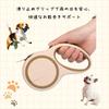 NASSIA Retractable Dog Leash, Automatic Winding, Chewing Resistant, Non-Slip, Perfect for Walks and Outings (Beige, 5M)
