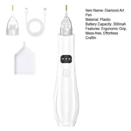 Электрическая алмазная художественная ручка Вакуумная алмазная художественная ручка Безвосковая алмазная ручка
