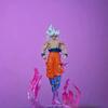 24cm Statue Dragon Ball Goku Ultra Instinct Figure Instinto Figures Collection Model Toys Gifts PVC Z Round Sensory Compression Bouncy Durable Elastic