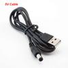1meter 2pin DC Usb Male To Male Female Power Wire Diy Cable Supply Charging 5.5x2.1mm Cord 5.5mmx2.1mm Jack Plug Connector
