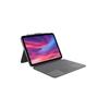 Logitech iPad 10,9 дюйма 10-го поколения, совместимый с трекпадом, клавиатура, чехол Combo Touch iK1059GRA, японская клавиатура, интеллектуальный разъем, подсветка, 2 года