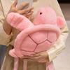 Plush Doll Turtle Plush Backpack Phone Bag Cartoon Plush Schoolbag Turtle Doll Shoulder Bag Gift