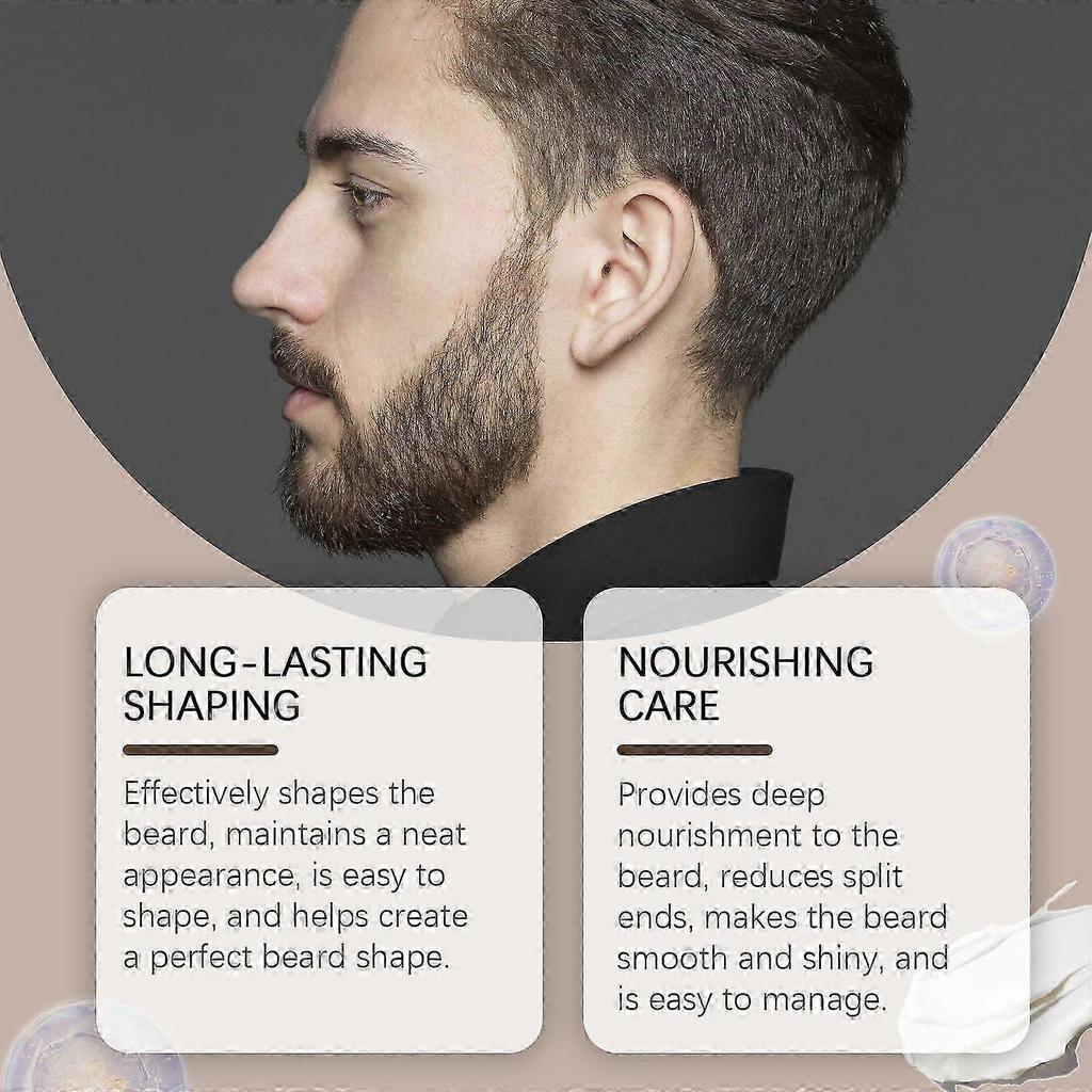 Men's Beard Care Cream - Nourishing & Refreshing Beard Softener, 114g