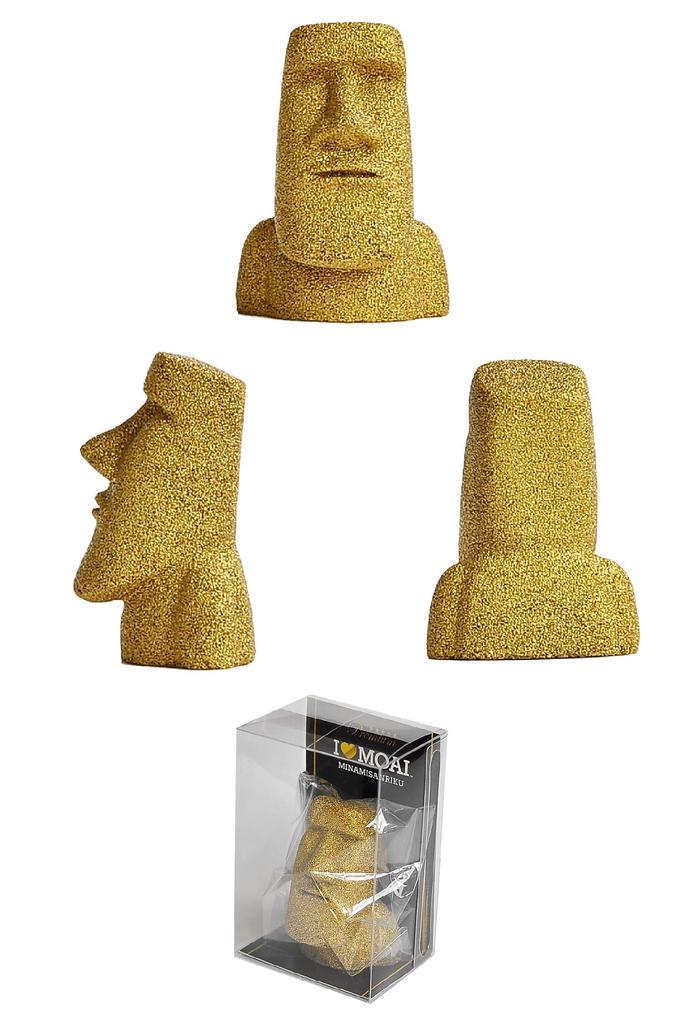 Minamisanriku Moai Family Мини Статуя Моаи Серебряный Амулет Талант Сила Камень Амулет Забавные Товары Подарок На День Рождения Подарок [Премиум - / Цветение]