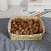 Квадратная корзина из бамбука для хранения на кухне и в гостиной