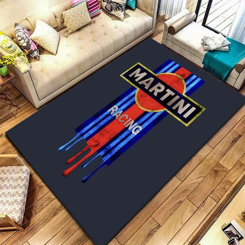 Martini Racing Carpet Rug for Living Room Bedroom Home Sofa Decoration,Kids play Non-slip Floor Mat