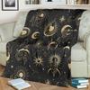 Sun And Moon Bohemian 3D Printed Blanket Flannel Blanket Throw Blanket Soft Sofa Kids Blanket