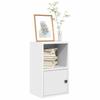 VidaXL Bookcase White 31x24x52 Cm Engineered Wood, Bookshelf, Storage Rack, Book Holder, Cabinet 860319