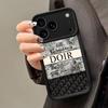 Чехол-книжка с буквами во весь экран для iPhone 16pro/17 - Ударопрочный, трендовый дизайн для международной совместимости