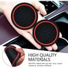 4PCS Car Cup Coasters, 2.75 Inch Cup Holder Coaster, Non-Slip Insert Auto Drink Holder, Cars Interior Accessories, Universal for Vehicles, SUVs, RVs