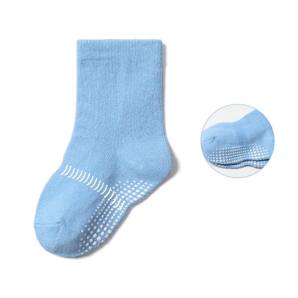 6Pairs Dispensing Toddle Short Tube Socks Non-slip Infant Socks Fashion Baby Cotton Socks  Children