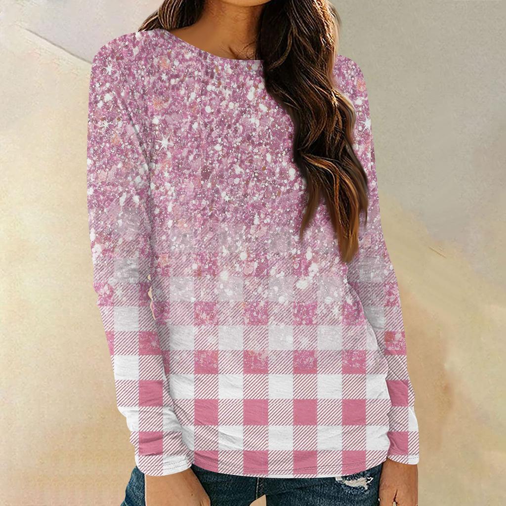 Женские рубашки с длинным рукавом и круглым вырезом, базовая футболка, повседневный топ, осенняя модная туника, облегающие футболки