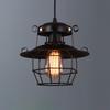 Industrial Style Vintage Chandelier Bar Coffee Restaurant American Bird Cage Personality Creative Iron Single Head Lamps