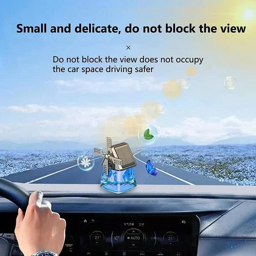 Truck Car Windmill Aromatherapys Diffuser Decor Air Freshener Solar Energy Rotating Essential Oil Diffuser With Rotation