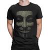 Plus Size S-5XL We Are Anonymous V For Vendetta T Shirt Unisex Cotton Novelty T-Shirts Round Neck Tees Short Sleeve Clothing Unique