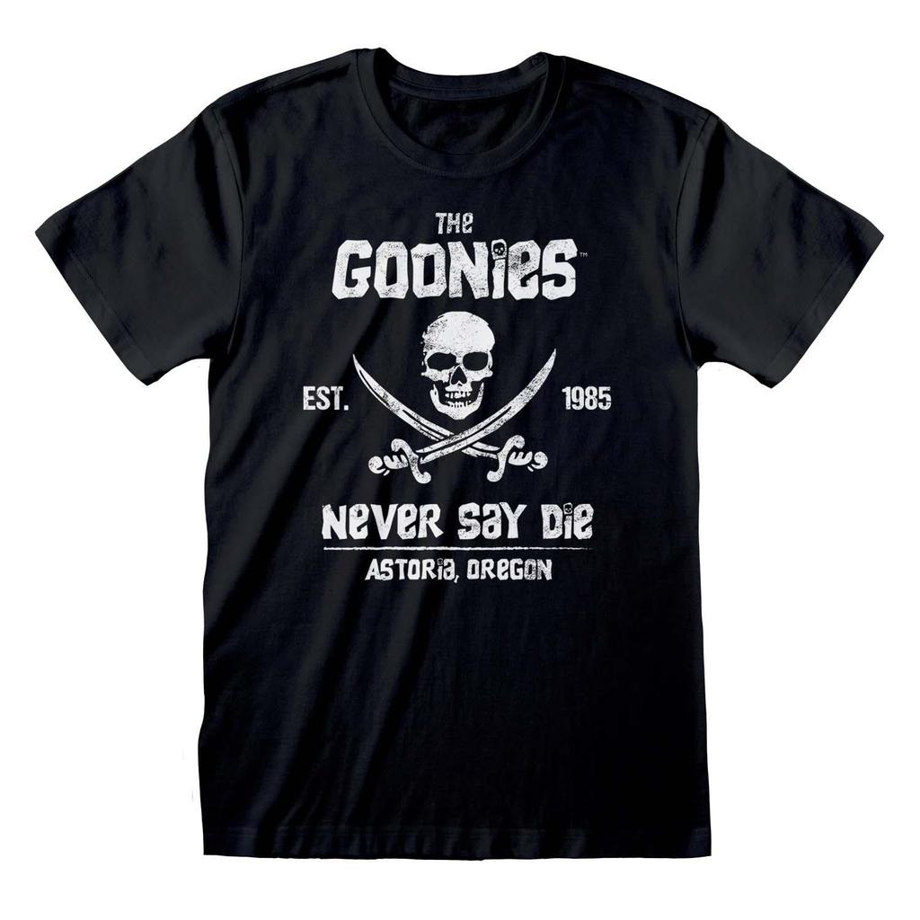 Goonies Unisex Adult Never Say Die T-Shirt
