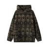 Мужская толстовка с капюшоном в этническом стиле с флисовой подкладкой - Осенне-зимний тренд