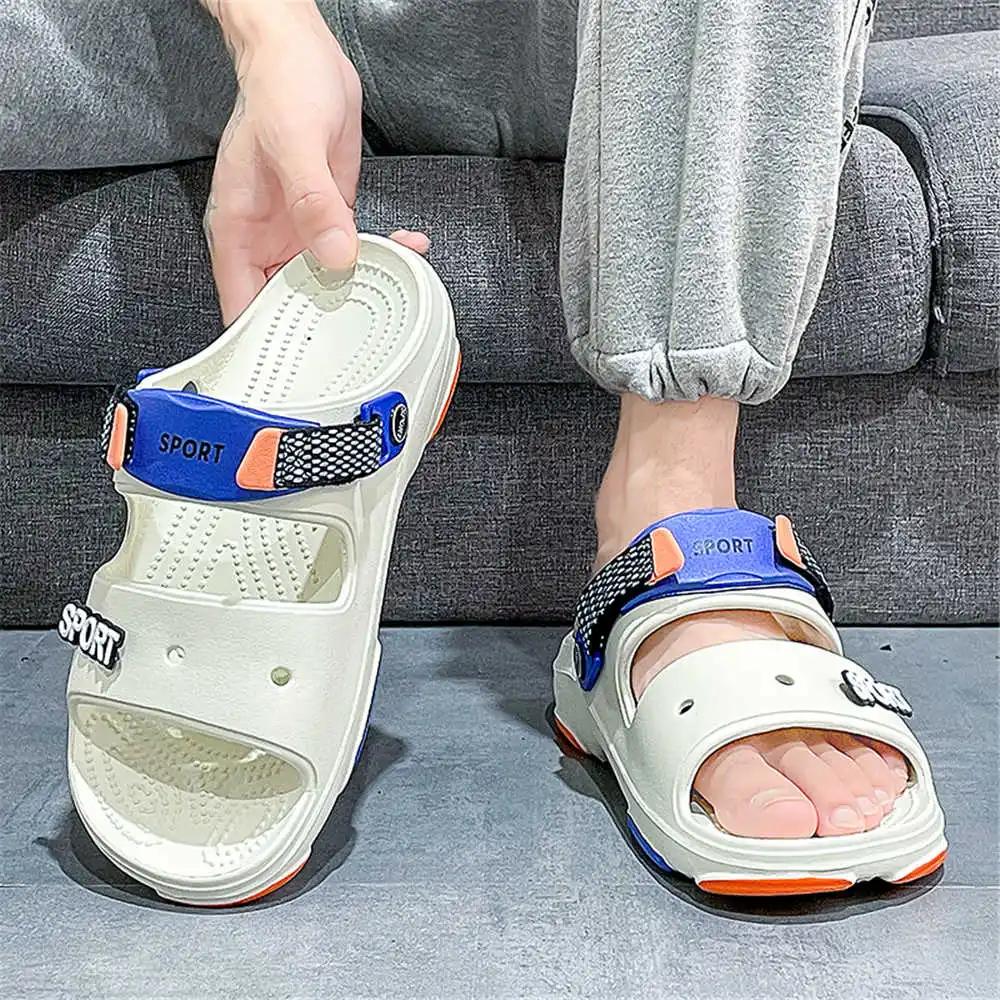 Fashion Open From The Back White Sneakers Beach Slippers Flip Flops Man Shoes Luxury Men's Sandals Sport Imported Products New In