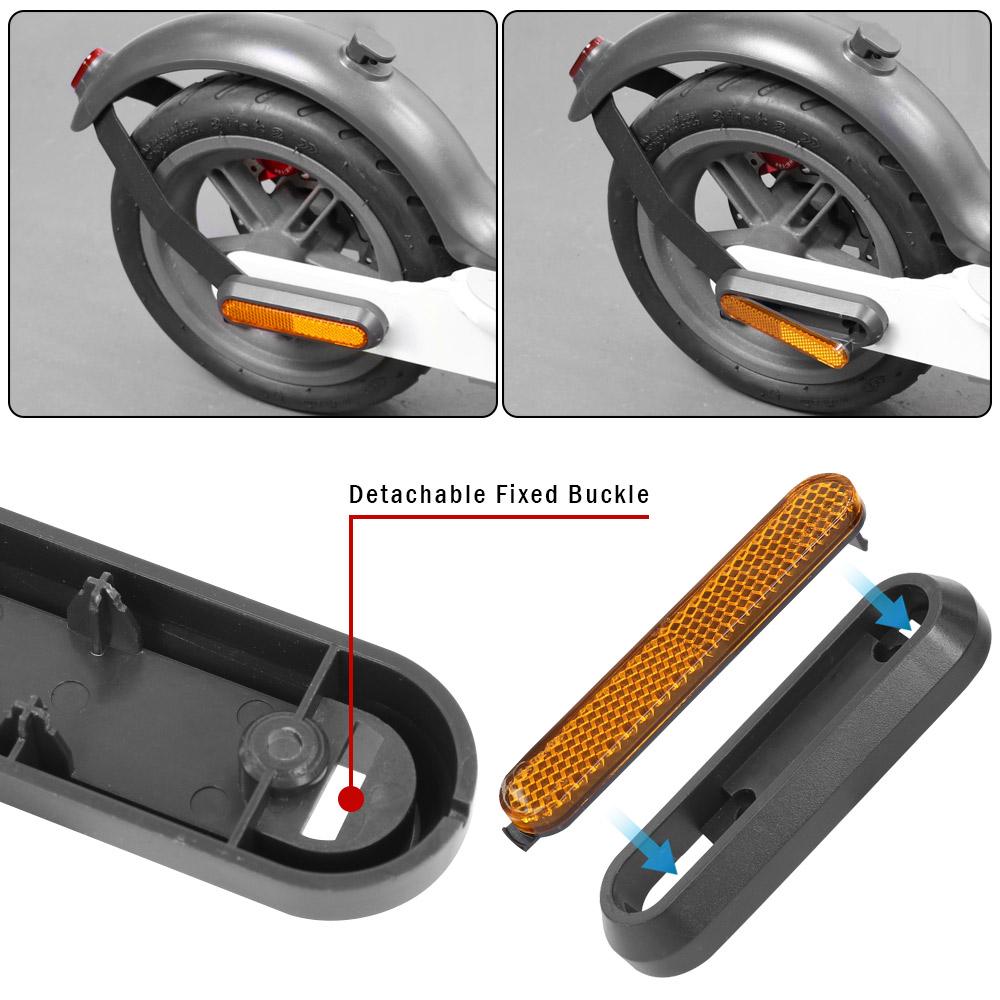 Electric Scooter Wheel Cover Safety Reflective Strip Protect Decoration Shells For Xiaomi Pro2 1S M365 Mi3 Reflector Cover