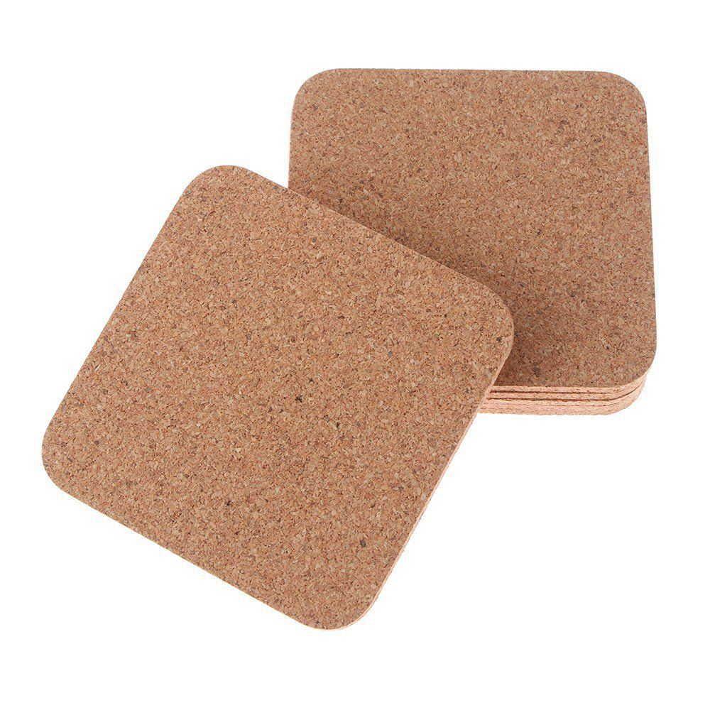 Absorbent Coaster Heat Resisten Drink Coasters Cup Mat Cup Costers Cup Mat Pad Wooden Cup Mat