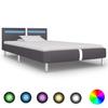 VidaXL Bed Frames with LED Slat Bases Upholstered Bed Single Bed Adult Bed Slat Frame Bedroom 280856