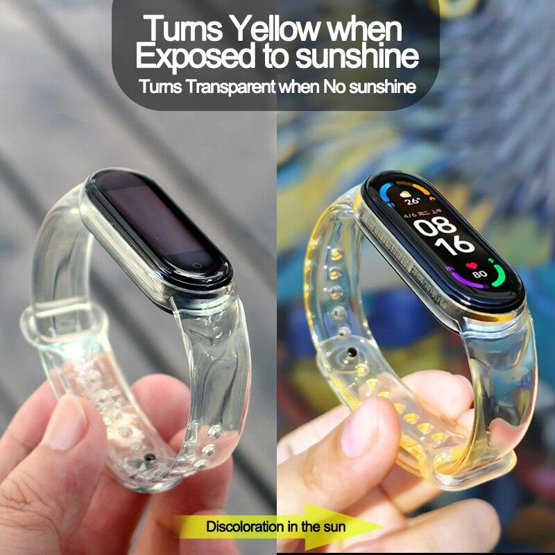 Ремешок для Xiaomi Mi Band 6 5 4 3, сменный браслет для Mi Band5, браслет из ТПУ с защитой от пота, сменный ремешок для Miband Mi, ремешки для часов