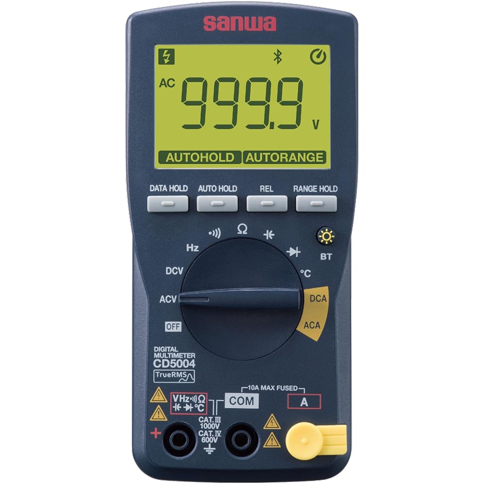 Sanwa Electric Instrument CD5004 Digital Multimeter with Bluetooth Functionality Generic Measuring Tool