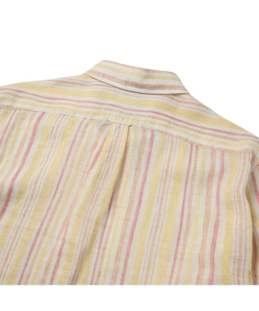 PRODESHIRT Malta Striped Linen Shirt (Pink)
