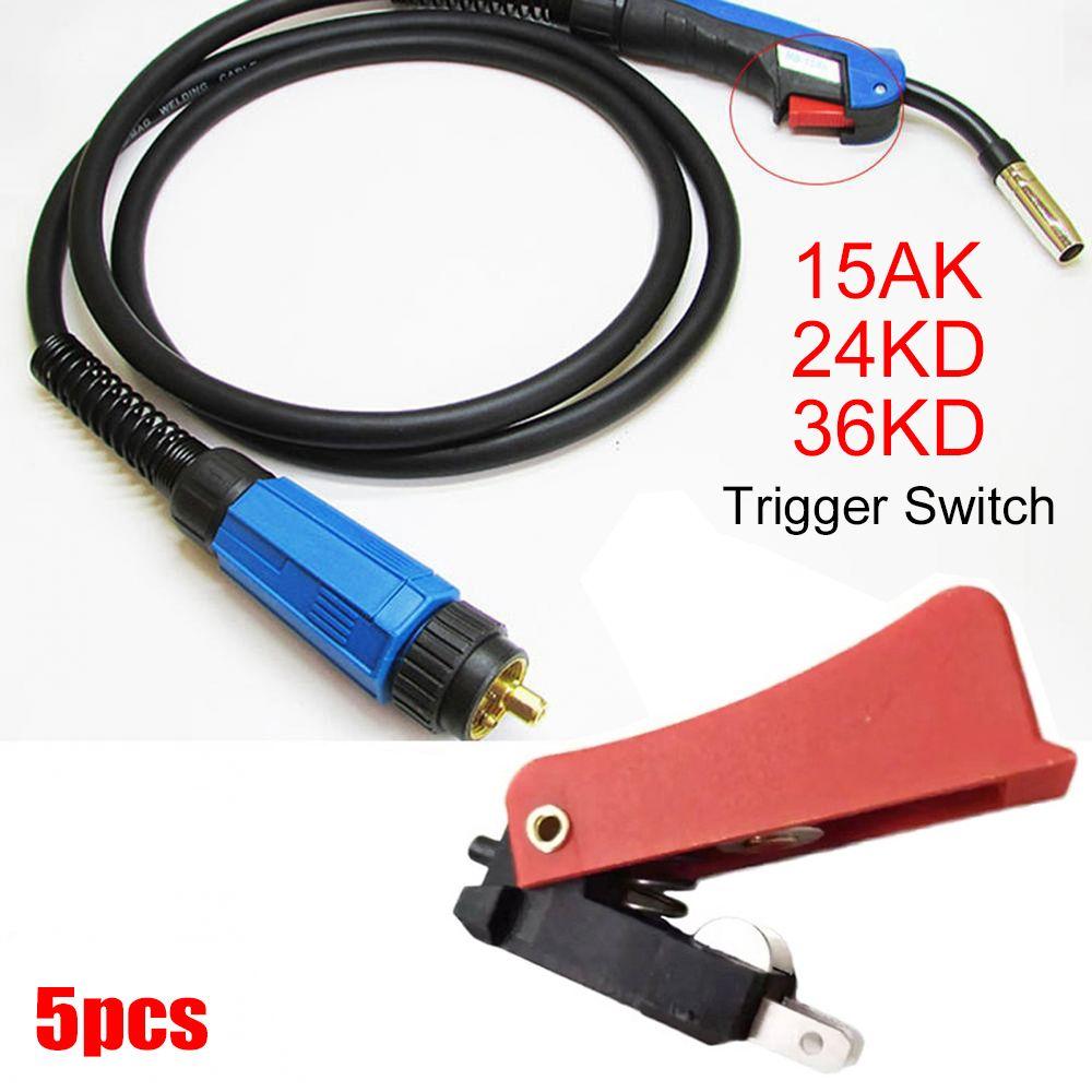 Паяльные принадлежности сварочный аппарат MIG MAG триггерный переключатель сварочной горелки MB15AK сборка для 15AK/24KD/36KD