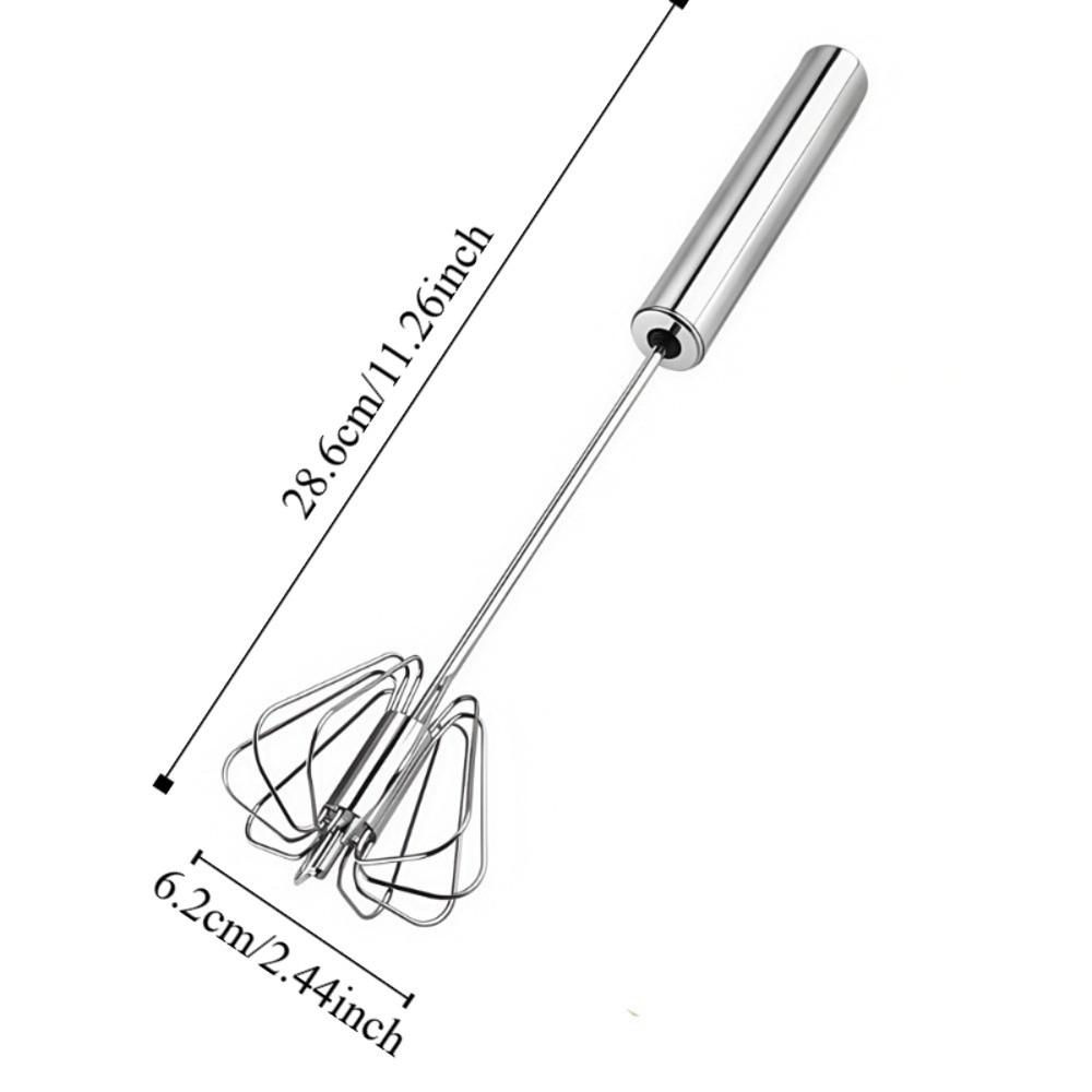 Upgraded Egg Whisk Hand Push Semi Automatic Whisk Durable Rotary Whisk Blender  Baking