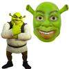 Green Monster Latex Mask Movie Cosplay Shrek Adult Headgear Party Costume for a Fun Masquerade Ball