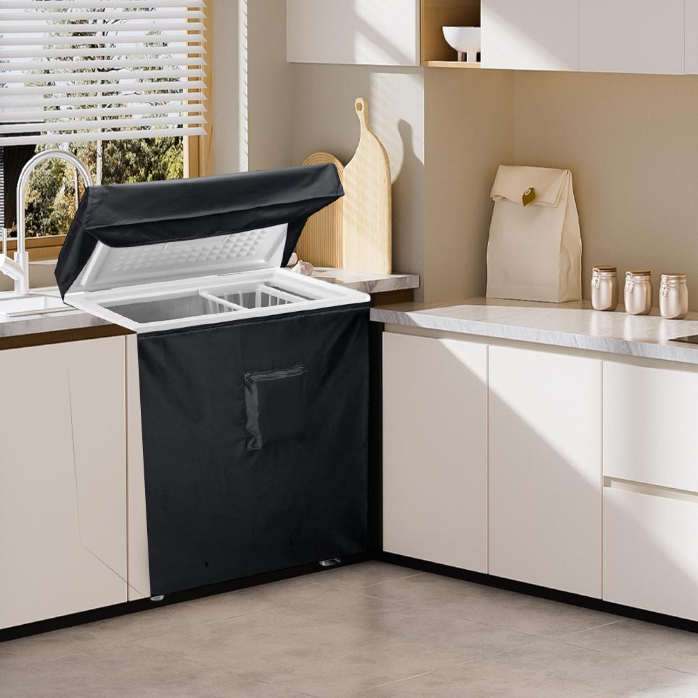 Для крышки морозильной камеры объемом 3,5 кубических фута с молнией Водонепроницаемые чехлы для холодильника 64*58*87см, 71*58*87см и 101*64*89см