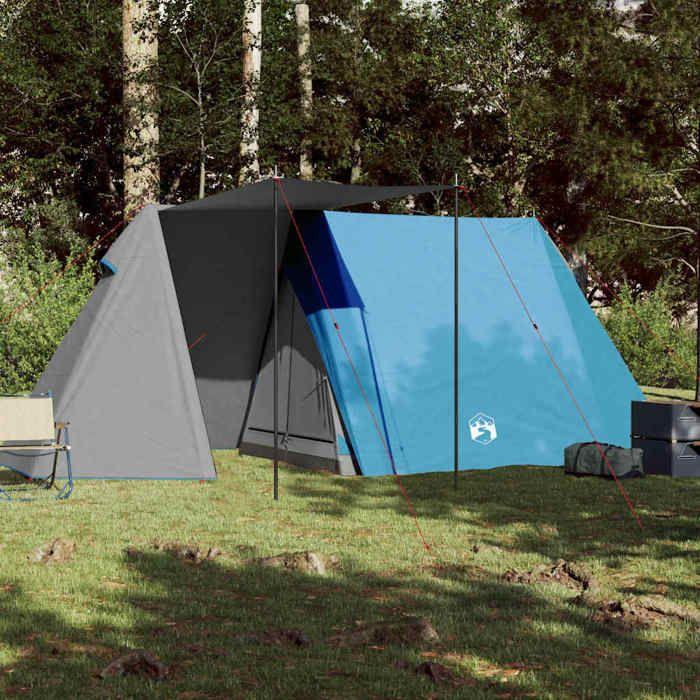 VidaXL Tente de Camping 3 Personnes, Tente d'Ombrage avec Sac de Transport, Auvent Portable avec Parois Latérales pour 94366