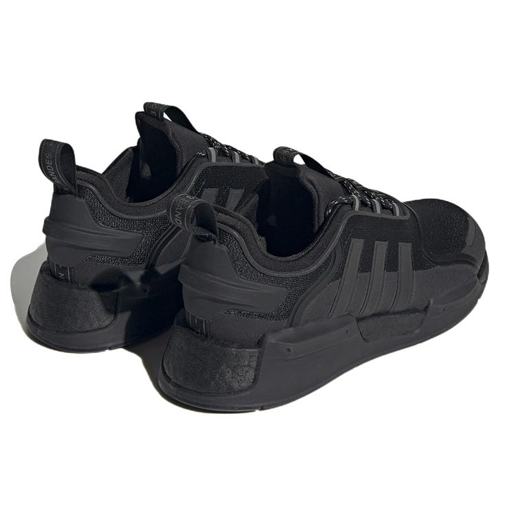 adidas NMD_R1 V3 Черно-серые женские кроссовки Core-Black Grey-Three Grey-Five HQ4278