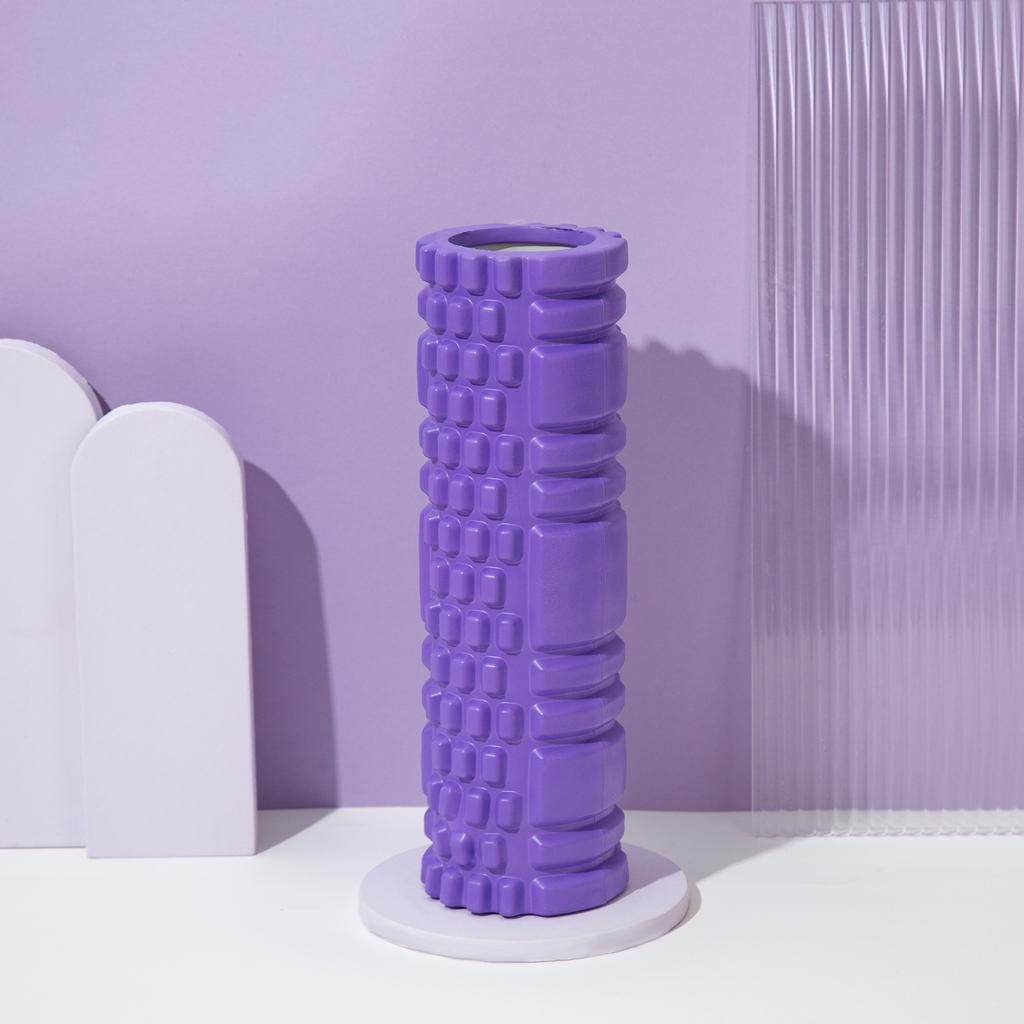 Connors Solid Foam Shaft Muscle Relaxation Skinny Leg Roller Massage Yoga Column Auxiliary Tools Supplies Equipment.