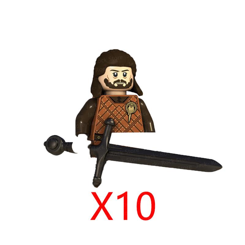 Военные Строительные Блоки Фигурки Солдат Подарки Игрушки Серия Кино Фантастика Средневековый Рыцарь Легион Оружие Щит Флаг MOC