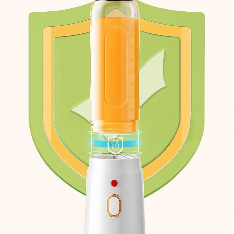 460 мл Электрическая чашка-соковыжималка Многофункциональная Дополнительное питание Дробленый лед Бытовая соковыжималка Кофемолка для кофейного порошка Портативная соковыжималка USB-зарядка Ya692