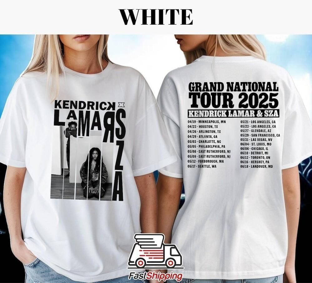 Kendrick amp; SZA Grand National Tour 2025 SZA Lana Album Cover T-Shirt Unisex T-Shirt