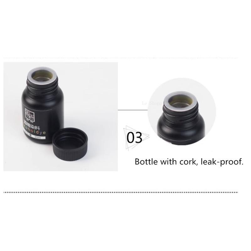 30 мл Кожаный спиртовой краситель, содержащий золотой пигмент сплошного цвета, ручной работы, DIY, растительного дубления, для сумок, одежды, тинта, пигмент для кожаного искусства