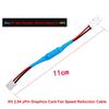 4 Pin PWM Fan Resistor Cable CPU Chassis Fan Speed Reducer 4Pin Male to Female Extension Cable Reduce Fan Speed Noise