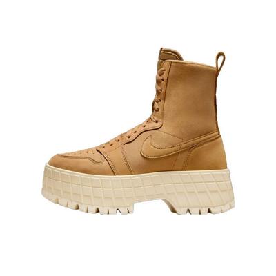 Женские кроссовки Air 1 High Brooklyn Wheat Muslin Коричневые FJ5737-700