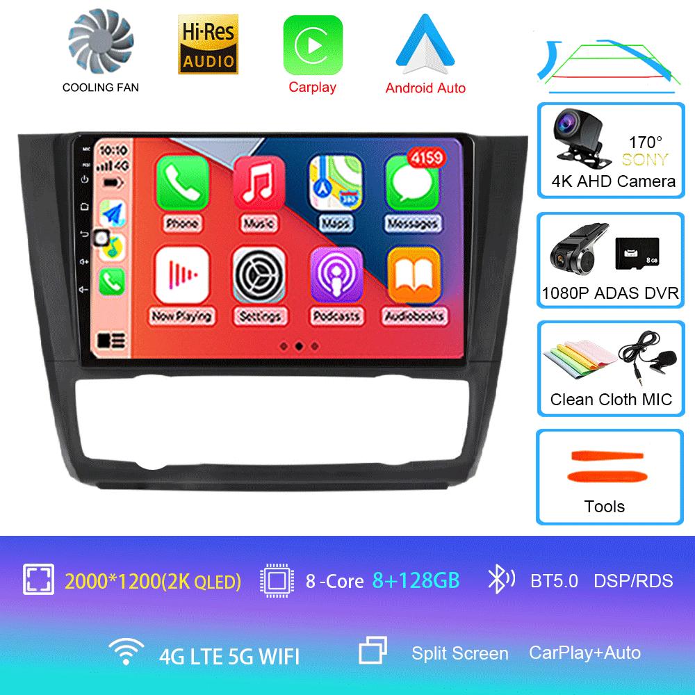 Android 12 For BMW Serie 1 Serie 1 E88 E82 E81 E87 2004-2012 Multimedia Navigation GPS Video Autoradio Player Car Stereo Carplay