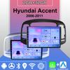 Android Carplay автомобильное радио для Hyundai Accent 2006-2011 мультимедийный проигрыватель головное устройство стерео GPS навигация BT WIFI 2+32 ГБ