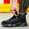 Rotating Button Safety Shoes For Men Anti-Smash Anti-Puncture Work Shoes Breathable Men Sport Shoes Security Protective Boots